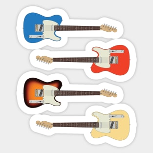 T Style Electric Guitar Rosewood Pack Sticker